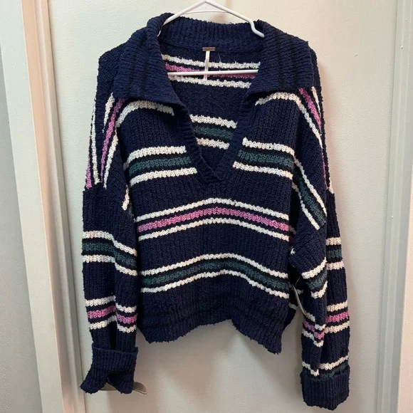 NWT Free People Kennedy Pullover Sweater - Picture 5 of 6